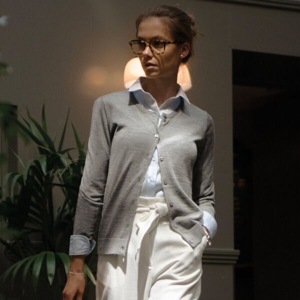 Women’s Phoenix – luxurious merino blend cardigan Thumbnail