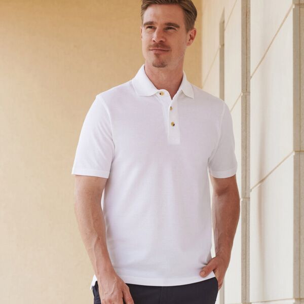 Classic polo with stand up collar Thumbnail