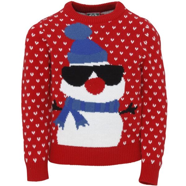 SnowMan Kids Christmas Jumper Thumbnail